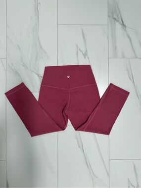 Lululemon Align High Rise Crop 21” Nulu Leggings Pink